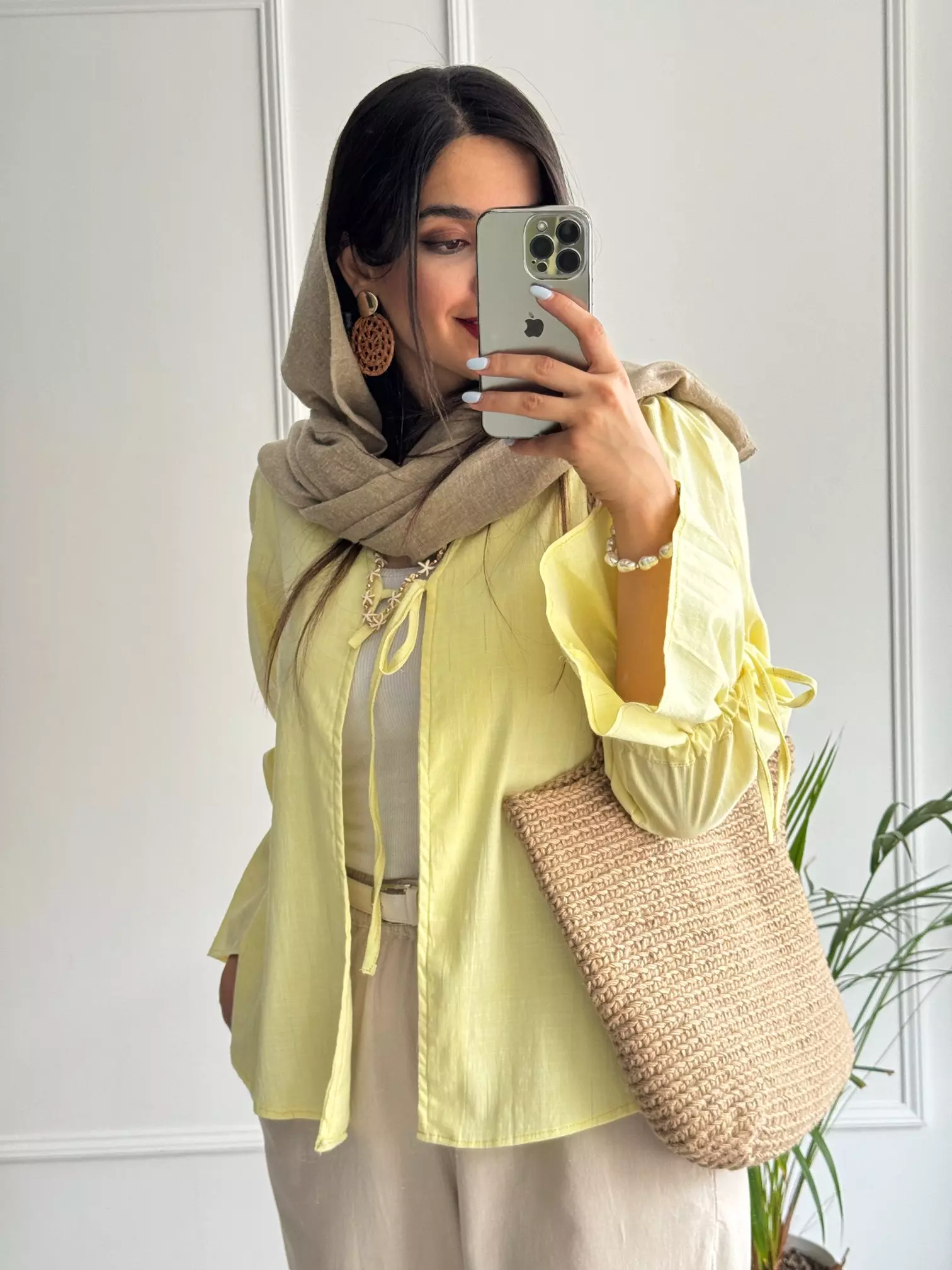 مانتو شومیزی لینن ژینا